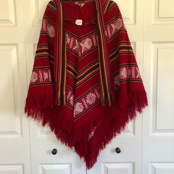 Tejidos authentic poncho cape - Picture 2 of 5